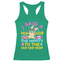 Funny Hip Hop Hippity Easter Bunny Racerback Tank Top - Wonder Print Shop