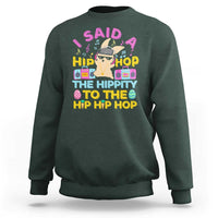 Funny Hip Hop Hippity Easter Bunny Sweatshirt - Wonder Print Shop