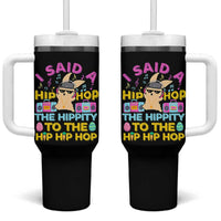 Funny Hip Hop Hippity Easter Bunny Tumbler With Handle - Wonder Print Shop