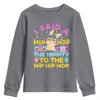 Funny Hip Hop Hippity Easter Bunny Youth Sweatshirt - Wonder Print Shop