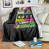 Hip Hop Easter Bunny Throw Blanket Funny Hippity Cool Rabbit Lovers Toddler - Wonder Print Shop