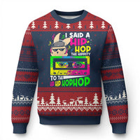 Hip Hop Easter Bunny Ugly Christmas Sweater Funny Hippity Cool Rabbit Lovers Toddler - Wonder Print Shop