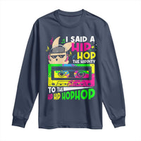 Hip Hop Easter Bunny Long Sleeve Shirt Funny Hippity Cool Rabbit Lovers Toddler - Wonder Print Shop