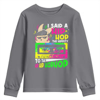 Hip Hop Easter Bunny Youth Sweatshirt Funny Hippity Cool Rabbit Lovers Toddler - Wonder Print Shop
