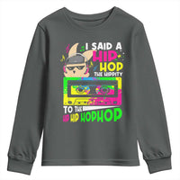 Hip Hop Easter Bunny Youth Sweatshirt Funny Hippity Cool Rabbit Lovers Toddler - Wonder Print Shop