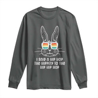 Retro Hip Hop Easter Bunny Long Sleeve Shirt Funny Hippity Cool Rabbit Lovers Toddler - Wonder Print Shop