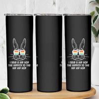 Retro Hip Hop Easter Bunny Skinny Tumbler Funny Hippity Cool Rabbit Lovers Toddler - Wonder Print Shop