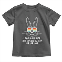 Retro Hip Hop Easter Bunny Toddler T Shirt Funny Hippity Cool Rabbit Lovers Toddler - Wonder Print Shop