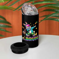 Bruh Dab Bunny Easter 4 in 1 Can Cooler Tumbler Funny 80s Retro Vintage Party Cool Rabbit - Wonder Print Shop