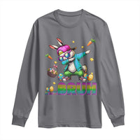 Bruh Dab Bunny Easter Long Sleeve Shirt Funny 80s Retro Vintage Party Cool Rabbit - Wonder Print Shop