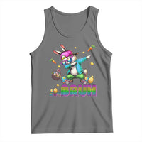 Bruh Dab Bunny Easter Tank Top Funny 80s Retro Vintage Party Cool Rabbit - Wonder Print Shop