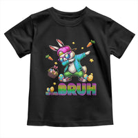 Bruh Dab Bunny Easter Toddler T Shirt Funny 80s Retro Vintage Party Cool Rabbit - Wonder Print Shop
