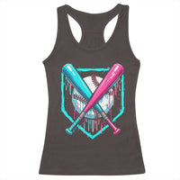 Baseball Drip Racerback Tank Top Ice Cream Dripping Youth Boys Baseball Bats