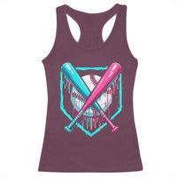 Baseball Drip Racerback Tank Top Ice Cream Dripping Youth Boys Baseball Bats