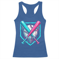 Baseball Drip Racerback Tank Top Ice Cream Dripping Youth Boys Baseball Bats