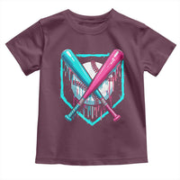 Baseball Drip Toddler T Shirt Ice Cream Dripping Youth Boys Baseball Bats