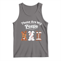Baseball Basketball Football Easter Tank Top Cute Bunny Game Day Sports These Are My Peeps - Wonder Print Shop