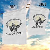 Retro Jesus Meme Garden Flag Disappointments All Of You