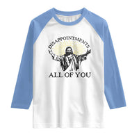 Retro Jesus Meme Raglan Shirt Disappointments All Of You
