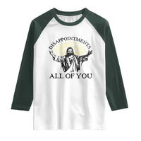 Retro Jesus Meme Raglan Shirt Disappointments All Of You