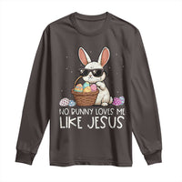 Easter Christian Long Sleeve Shirt No Bunny Loves Me Like Jesus