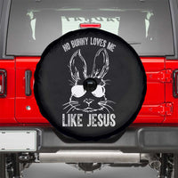 Funny Christian Easter Spare Tire Cover No Bunny Loves Me Like Jesus Retro Bunny - Wonder Print Shop