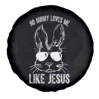 Funny Christian Easter Spare Tire Cover No Bunny Loves Me Like Jesus Retro Bunny - Wonder Print Shop