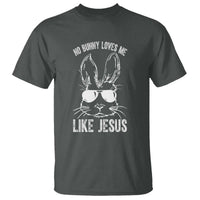 Funny Christian Easter T Shirt No Bunny Loves Me Like Jesus Retro Bunny - Wonder Print Shop