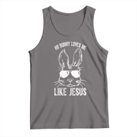 Funny Christian Easter Tank Top No Bunny Loves Me Like Jesus Retro Bunny - Wonder Print Shop