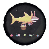 Funny Shark Easter Spare Tire Cover Cute Bunny Ears Eggs Hunting Teens Boys Kids - Wonder Print Shop