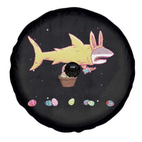 Funny Shark Easter Spare Tire Cover Cute Bunny Ears Eggs Hunting Teens Boys Kids - Wonder Print Shop