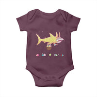 Funny Shark Easter Baby Onesie Cute Bunny Ears Eggs Hunting Teens Boys Kids - Wonder Print Shop