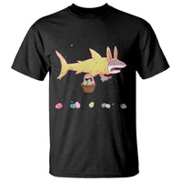 Funny Shark Easter T Shirt Cute Bunny Ears Eggs Hunting Teens Boys Kids - Wonder Print Shop