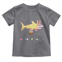 Funny Shark Easter Toddler T Shirt Cute Bunny Ears Eggs Hunting Teens Boys Kids - Wonder Print Shop