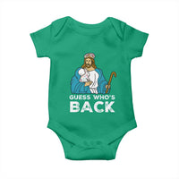 Guess Whos Back Baby Onesie Funny Religious Jesus Back Cute Bunny - Wonder Print Shop