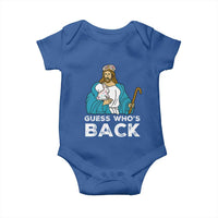 Guess Whos Back Baby Onesie Funny Religious Jesus Back Cute Bunny - Wonder Print Shop
