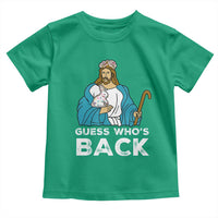 Guess Whos Back Toddler T Shirt Funny Religious Jesus Back Cute Bunny - Wonder Print Shop