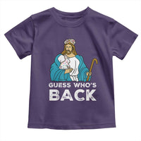 Guess Whos Back Toddler T Shirt Funny Religious Jesus Back Cute Bunny - Wonder Print Shop