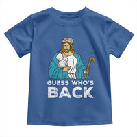 Guess Whos Back Toddler T Shirt Funny Religious Jesus Back Cute Bunny - Wonder Print Shop