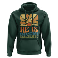 Retro Easter Hoodie Jesus He is Risen Matthew 28:6 Bible Verse Kids - Wonder Print Shop