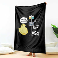 Bunny Nurse Throw Blanket Funny Peep Nursing Easter Nurse Gift - Wonder Print Shop