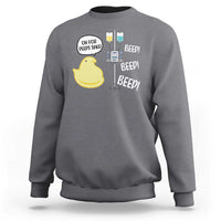 Bunny Nurse Sweatshirt Funny Peep Nursing Easter Nurse Gift - Wonder Print Shop