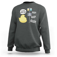 Bunny Nurse Sweatshirt Funny Peep Nursing Easter Nurse Gift - Wonder Print Shop