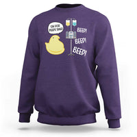 Bunny Nurse Sweatshirt Funny Peep Nursing Easter Nurse Gift - Wonder Print Shop
