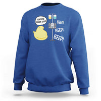 Bunny Nurse Sweatshirt Funny Peep Nursing Easter Nurse Gift - Wonder Print Shop