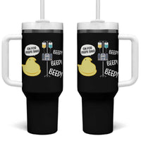 Bunny Nurse Tumbler With Handle Funny Peep Nursing Easter Nurse Gift - Wonder Print Shop