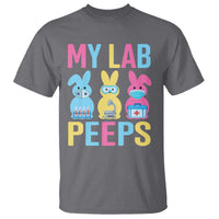Easter Lab Tech T Shirt Cute Bunny My Lab Peeps - Wonder Print Shop