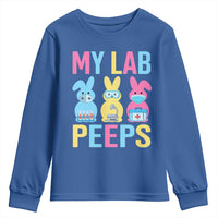 Easter Lab Tech Youth Sweatshirt Cute Bunny My Lab Peeps - Wonder Print Shop