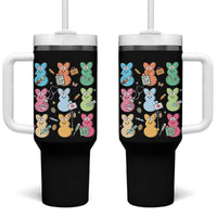 Easter Nurse Bunny Tumbler With Handle Funny Nursing Easter Spring Nurse Gift - Wonder Print Shop