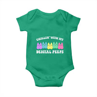 Easter Dental Bunny Baby Onesie Chilling With My Dental Peeps - Wonder Print Shop
